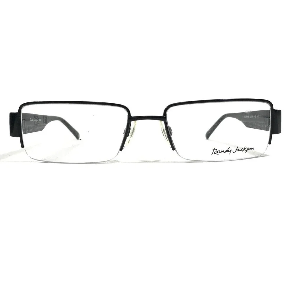Randy Jackson 1028 ZYLOWARE C.021 Eyeglasses Frames Black Rectangular 53-18-140